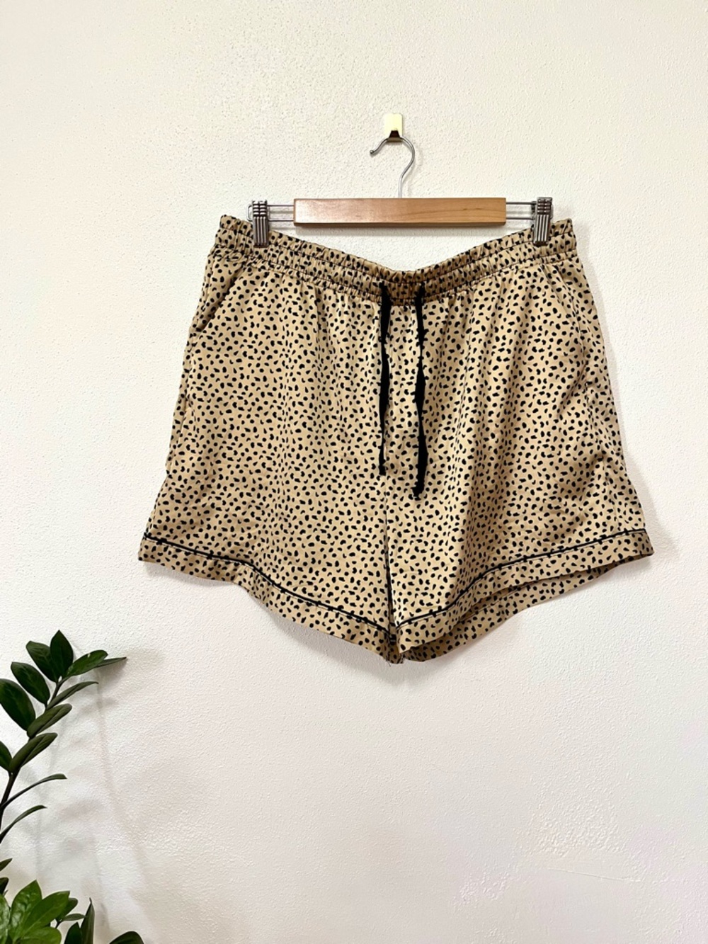 hello mello satin sleep short animal print leopard cheetah xl xxl